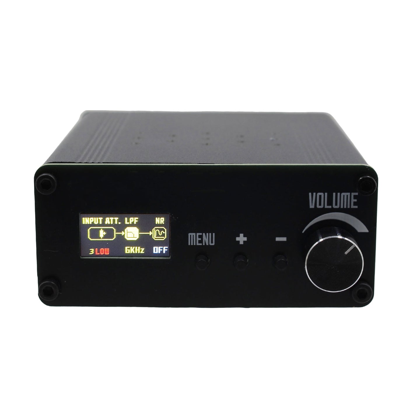 Digital Noise Reducer Low Pass Filter Audio Signal Processor with 0.96-inch TFT Screen for Shortwave Radios