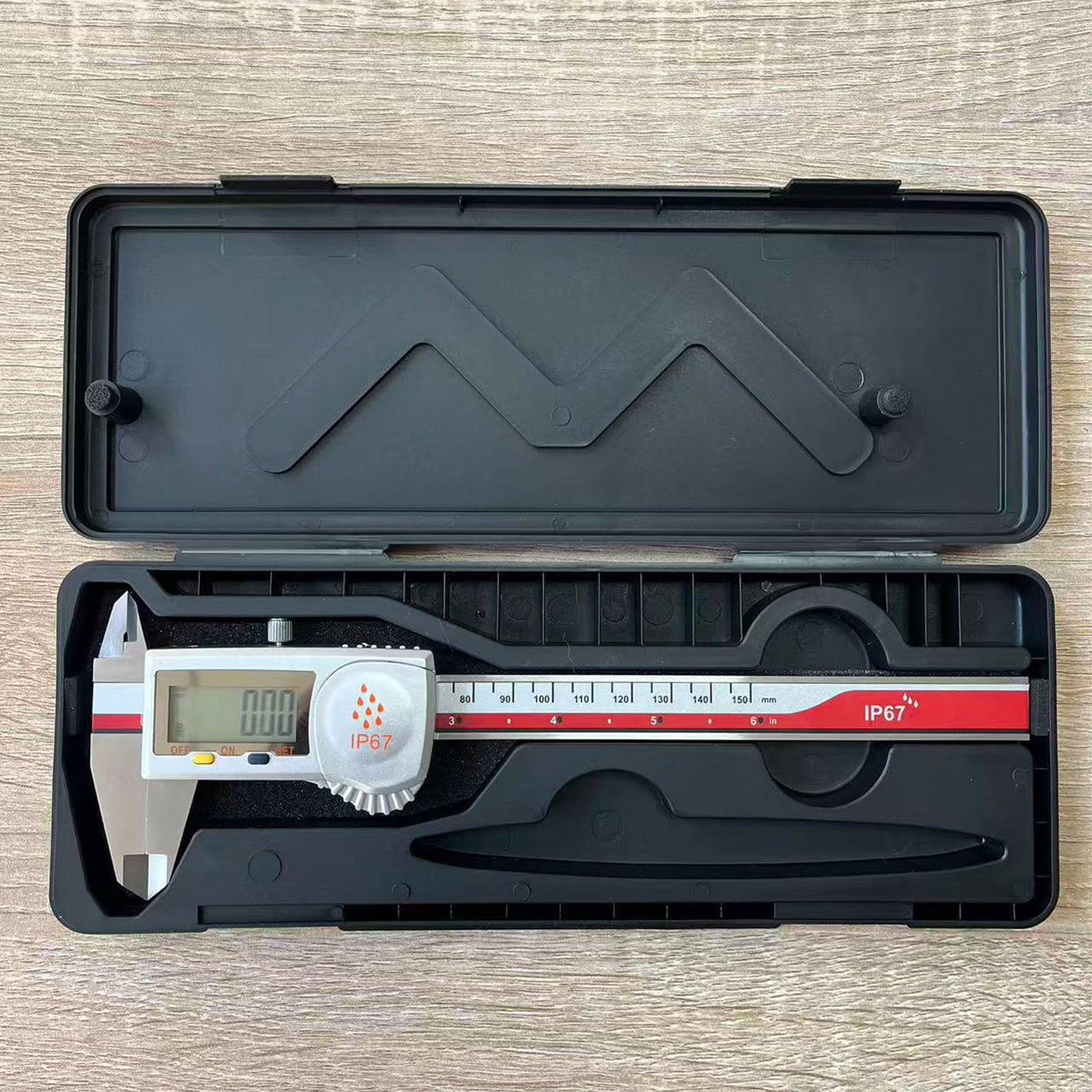 MiYee MY-607-200 Industrial 0-200mm IP67 Waterproof Oil-proof Absolute Origin Electronic Digital Caliper