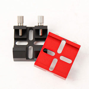 TeSeek Red Aluminum Alloy Dovetail Groove Conjoined Cross Finderscope Base Bridge Dovetail Slot for 150SLT/6SE/8SE/C8/C5/C6