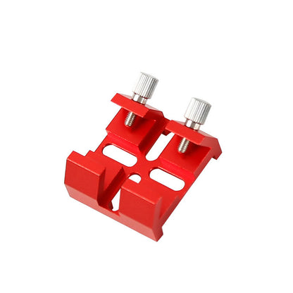 TeSeek Red Aluminum Alloy Dovetail Groove Conjoined Cross Finderscope Base Bridge Dovetail Slot for 150SLT/6SE/8SE/C8/C5/C6