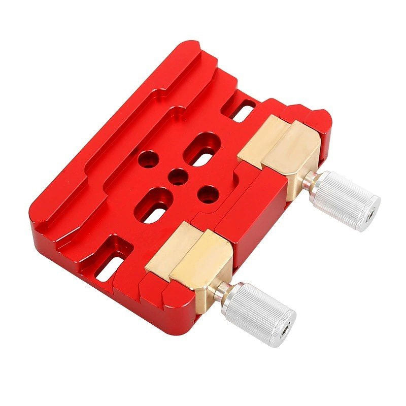 TeSeek Red Wide and Narrow Dual Use Dovetail Slot Double Slot and Bolt Dovetail Groove Astronomical Telescope Accessory