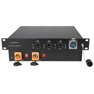 2-Channel AES50 + 1-Channel Gigabit Fiber Extender 10KM Long Distance Digital Audio Transmitter (Dual Optical LC Port)