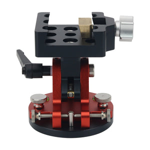 Black High Precision Latitude Base 20KG Load Capacity for Astronomical Telescope Equatorial Mount