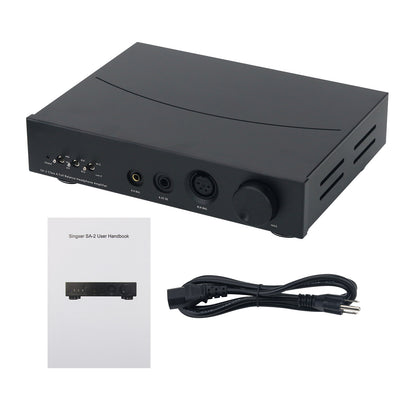 Singxer SA-2 Fully Balanced Class-A Headphone Amplifier Preamplifier with XLR Balanced, 6.35mm and 4.4mm Output