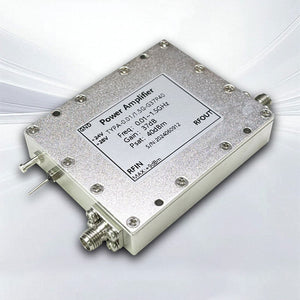 0.01-1.5GHz RF Power Amplifier 37dB High Gain 10W Output RF PA with SMA Female Connector (without Radiator and Fan)