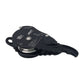 Black ASAT RD2 Unidirectional Brake Pulley Type Descender Lift Retarder 30-150KN Industrial Rope Climbing Accessory