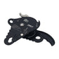 Black ASAT RD2 Unidirectional Brake Pulley Type Descender Lift Retarder 30-150KN Industrial Rope Climbing Accessory