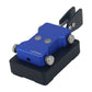 Blue Double-Paddle Automatic CW Key 3.5mm Shortwave Radio Morse Code Key Telegraph Training Key