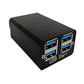 HM1310 Industrial USB3.0 Optical Fiber Extender 1310NM 4xUSB3.0 Dual-fiber LC Single Mode High Speed Transmission