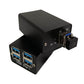 HM1310 Industrial USB3.0 Optical Fiber Extender 1310NM 4xUSB3.0 Dual-fiber LC Single Mode High Speed Transmission