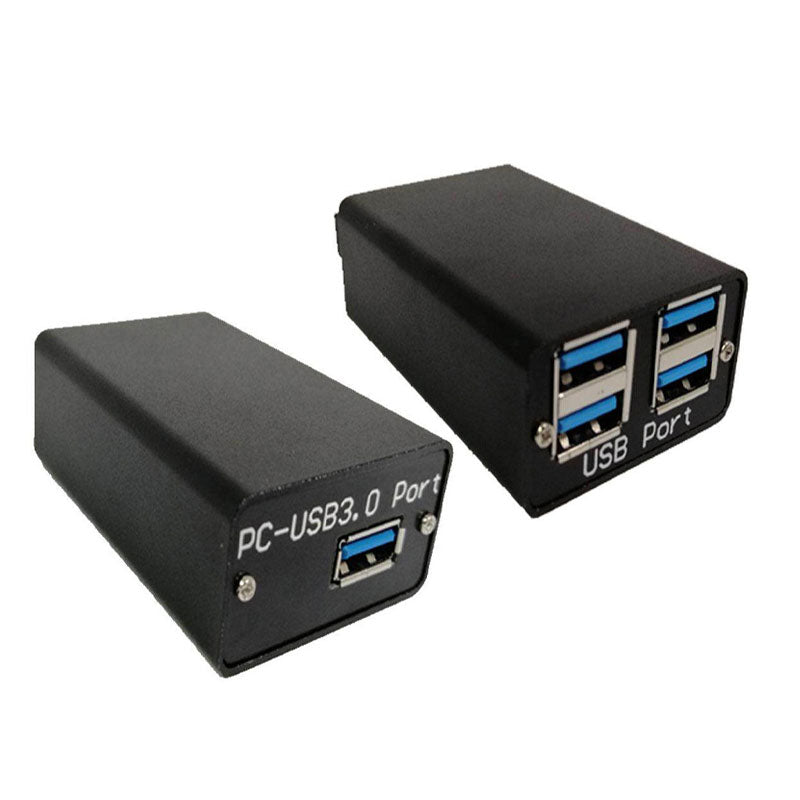HM1310 Industrial USB3.0 Optical Fiber Extender 1310NM 4xUSB3.0 Dual-fiber LC Single Mode High Speed Transmission