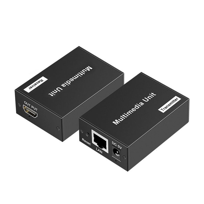 200M HDMI-compatible Extender 1080P TCP/IP Ethernet Cable Extender Transmitter and Receiver