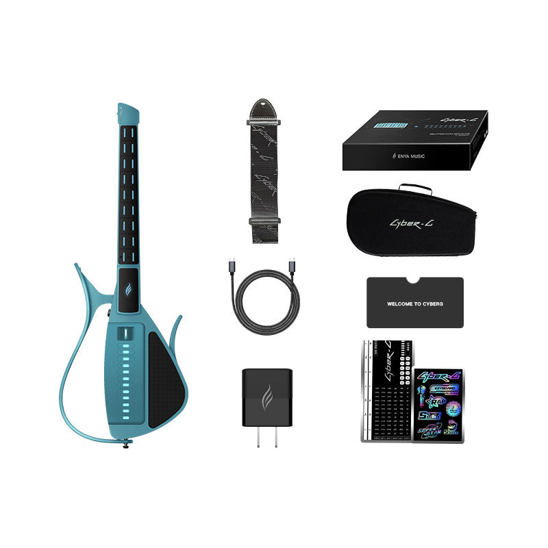 Blue Cyber-G Stringless Guitar Pick Version 4-Type SOLO Timbre Intelligent Singing and Playing