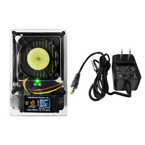 NMaxe Bitcoin Miner ESP32-S3R8 BM1366 Asic Chip 500+GH/s 1.14-inch LCD Lottery Miner Compatible with Raspberry Pi