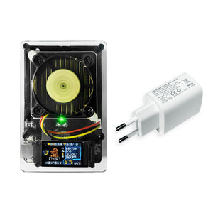 NMaxe-PD Bitcoin Miner ESP32-S3R8 BM1366 Asic Chip 500+GH/s 1.14-inch LCD Lottery Miner Support USB-PD Power Supply