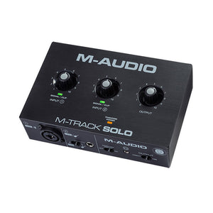 M-AUDIO M-Track SOLO Professional Audio Interface 2-Channel USB Recording Interface Compatible with MAC/PC