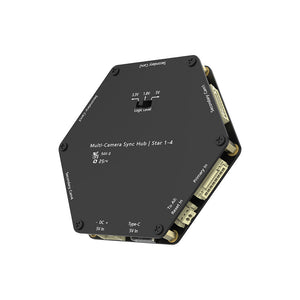 Multi-Camera Star-type Sync Hub with 2 Sync Cables Support for ORBBEC Gemini 330 Series/2/Astra 2 Depth Cameras