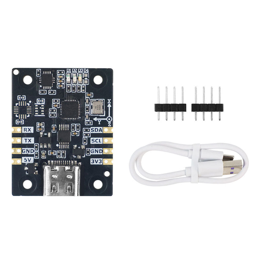 6-Axis IMU Module High Precision IMU Attitude Sensor Built-in MCU Processor Support AHRS Attitude Calculation for ROS Robot