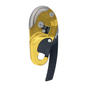 D021 RIG Compact Rope Access Self-braking Descender Lift Retarder Built-in AUTO-LOCK System with Ergonomic Handle for PETZL