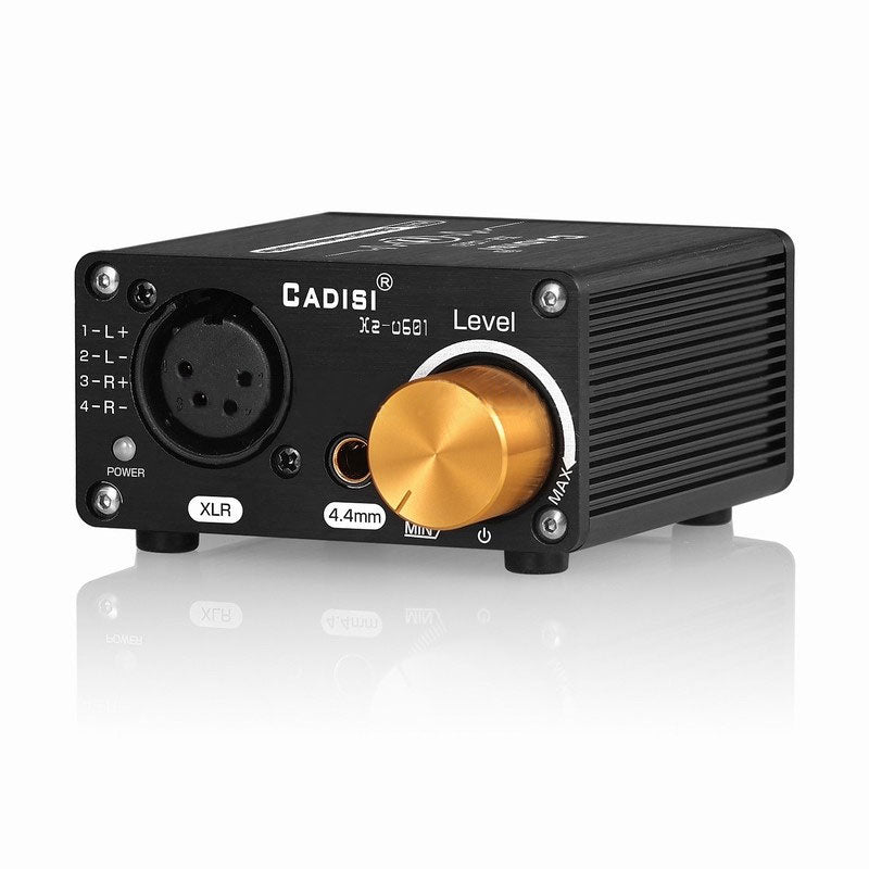 CADISI Xz-U601 Mini Fully Balanced Headphone Amplifier Pure Analog Control 4.4mm/XLR Balanced HiFi Amplifier