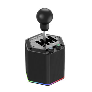 SIMSONN HS Pro Shifter Dual Mode Hybrid H-Pattern Sequential Shifter 6+R/7+R Mode Switch with RGB Light Control