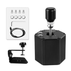 H-PRO-A Racing Game Simulator Gear Shifter USB Plug and Play with Desktop Fixture Support for PC Windows System
