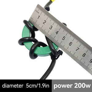 200W Shortwave Choke Magnetic Coil Anti-interference 1:1 Current Type Balun for HF Shortwave Radios