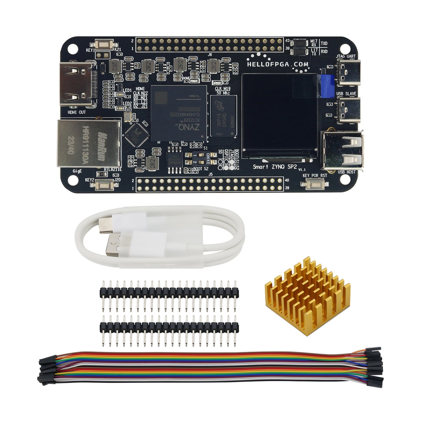 Unwelded New SP Version 7020 FPGA Minimum System Development Board Core Board with Onboard Downloader