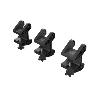 Panel Mount1 (x3) Flight Game Simulator Mounting Accessory with Dual-group Mounting Positions Support 25-45mm Desktop Clamping