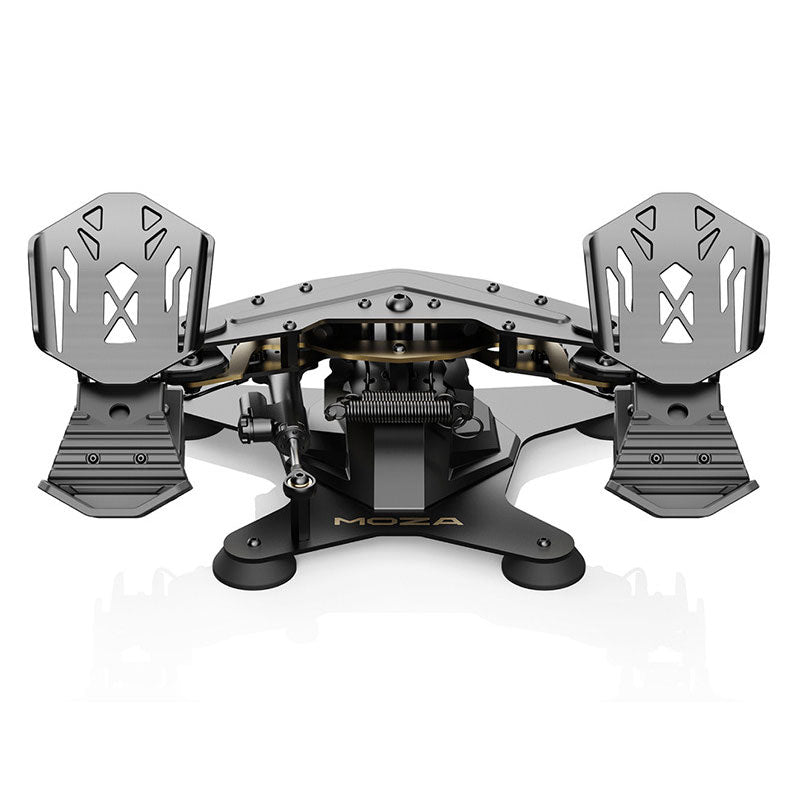 MOZA High Precision MRP Rudder Pedal Racing Flight Game Simulator Pedal with Multi-speed Adjustable Hydraulic Damper