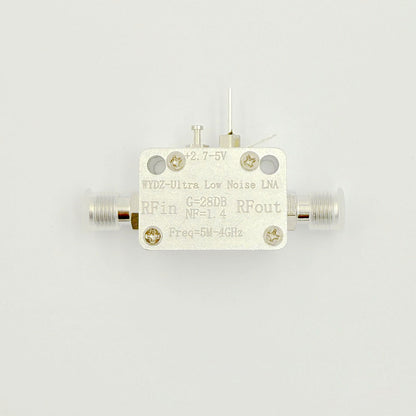 5MHz-4GHz Ultra Low Noise Amplifier NF1.4 RF Wideband LNA Module with SMA Female Connector
