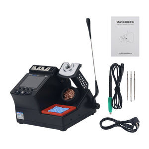 SUGON AIFEN-A9ED SMD Soldering Station, Full-Color Display Curve Mode, 120W with 210 Handle + 3 Replaceable Tips