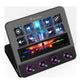 MiraBox Black N4 Pro Stream Deck Visual Custom Keyboard 0-60 Degree Adjustable Bracket with RGB Knob and Touch Bar