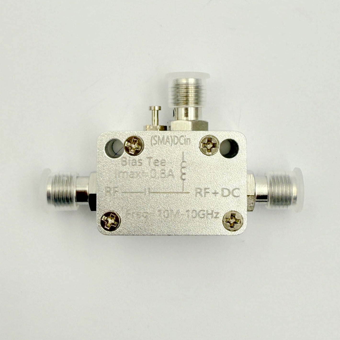 10MHz-10GHz RF Bias Tee DC Feed Block 800mA with SMA Female Connector Replacement for ZFBT-6GW+