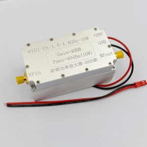 1.5-1.6GHz 10W RF Power Amplifier Module 40dB High Gain Amplifier SMA Female Connector with Heatsink
