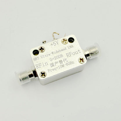 10MHz-6GHz Ultra Wide Band 20DB Gain Low Noise Amplifier RF LNA with SMA Female Connector