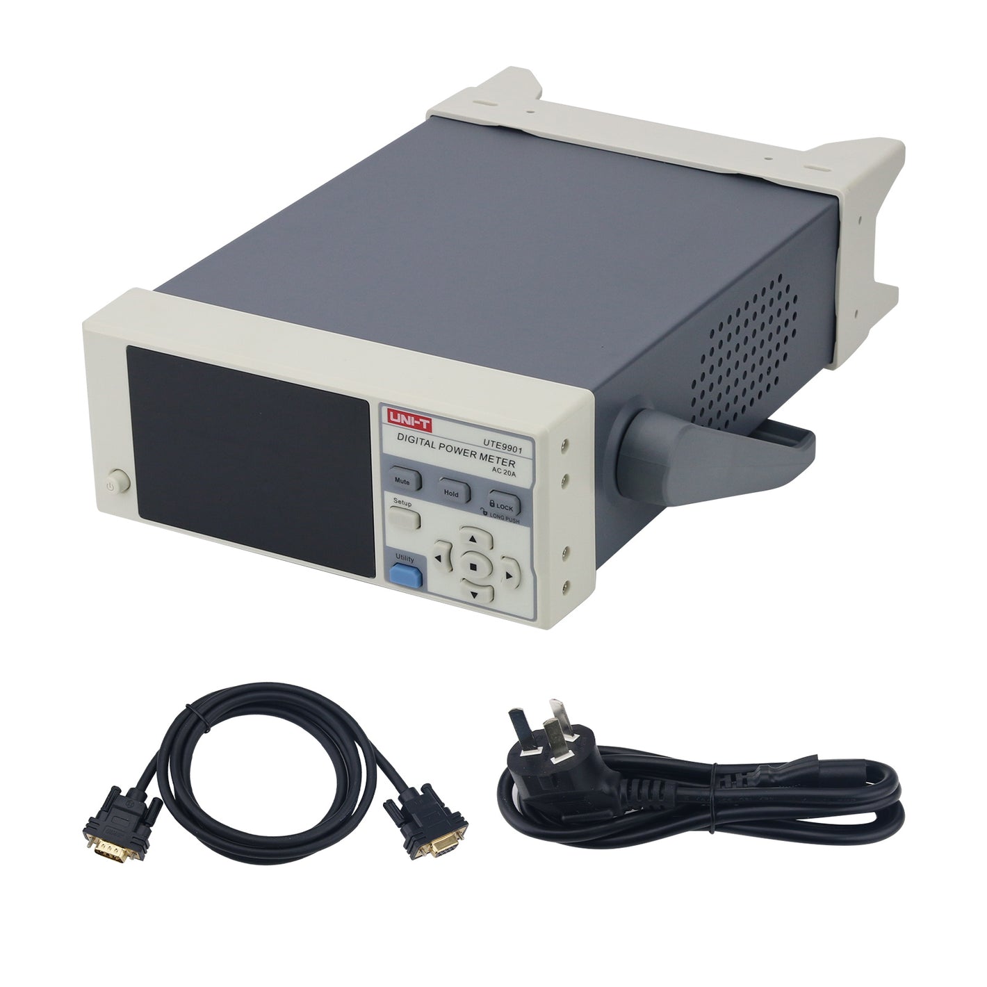 UNI-T UTE9901 AC 20A Digital Power Meter Electric Parameter Tester with RS-232 Port V A W PF Hz