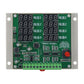 0-10V/0-25mA 4-Channel Current Voltage Signal Generator Brightness Adjustable LED Signal Collector with 35MM DIN-Rail Base