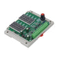 0-10V/0-25mA 4-Channel Current Voltage Signal Generator Brightness Adjustable LED Signal Collector with 35MM DIN-Rail Base
