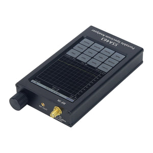 SSA463 Portable 35MHz-6.3GHz High Precision Spectrum Analyzer 2MHz/250kHz/15kHz Switchable RBW with 4.3-inch Screen
