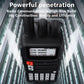 HamGeek 6R 8W Full Band VHF UHF Simulated Walkie Talkie Type-C Charging IP54 Waterproof Radio Communication