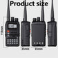 HamGeek 6R 8W Full Band VHF UHF Simulated Walkie Talkie Type-C Charging IP54 Waterproof Radio Communication