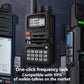 HamGeek 6R 8W Full Band VHF UHF Simulated Walkie Talkie Type-C Charging IP54 Waterproof Radio Communication