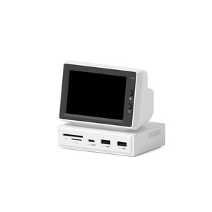 HD 960x640 Mini PC Monitor USB C Docking Station with 3.5-inch IPS Screen Support HDMI-compatible Input