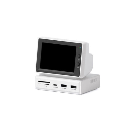 HD 960x640 Mini PC Monitor USB C Docking Station with 3.5-inch IPS Screen Support HDMI-compatible Input