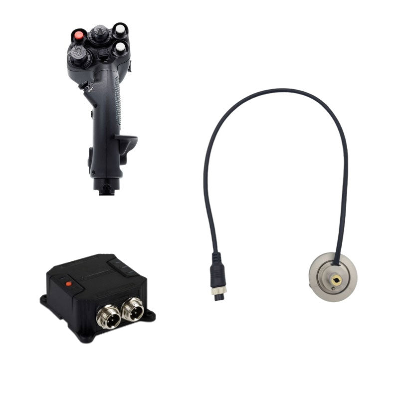 MCGU Metal Flight Game Simulator Joystick for VKB + Universal Adapter + MK3 Controller Set