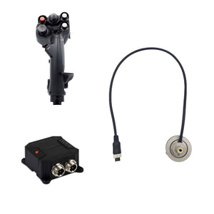 MCGU Metal Flight Game Simulator Joystick for VKB + Universal Adapter + MK3 Controller Set