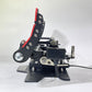 Simplayer Red FALCON Metal Flight Game Simulator Rudder Pedal High Precision Sensor with Black Adjustable Damper