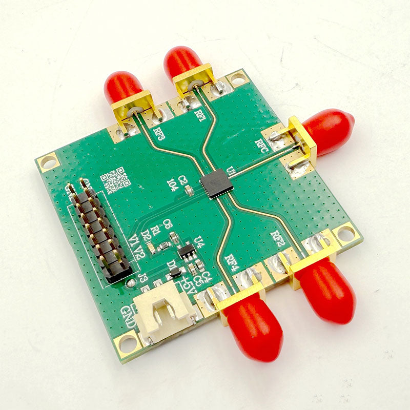 PE42540 UltraCMOS 10Hz-8GHz SP4T RF Switch Module Single-Pole Four-Throw Core Board with SMA Female Connector