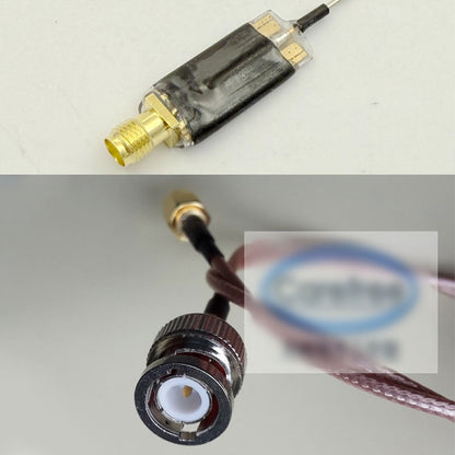 Spectrum Analyzer Testing Probe Built-in Microwave Broadband DC Blocking Capacitor with SMA-Q9 and SMA-SMA Adapter Cable